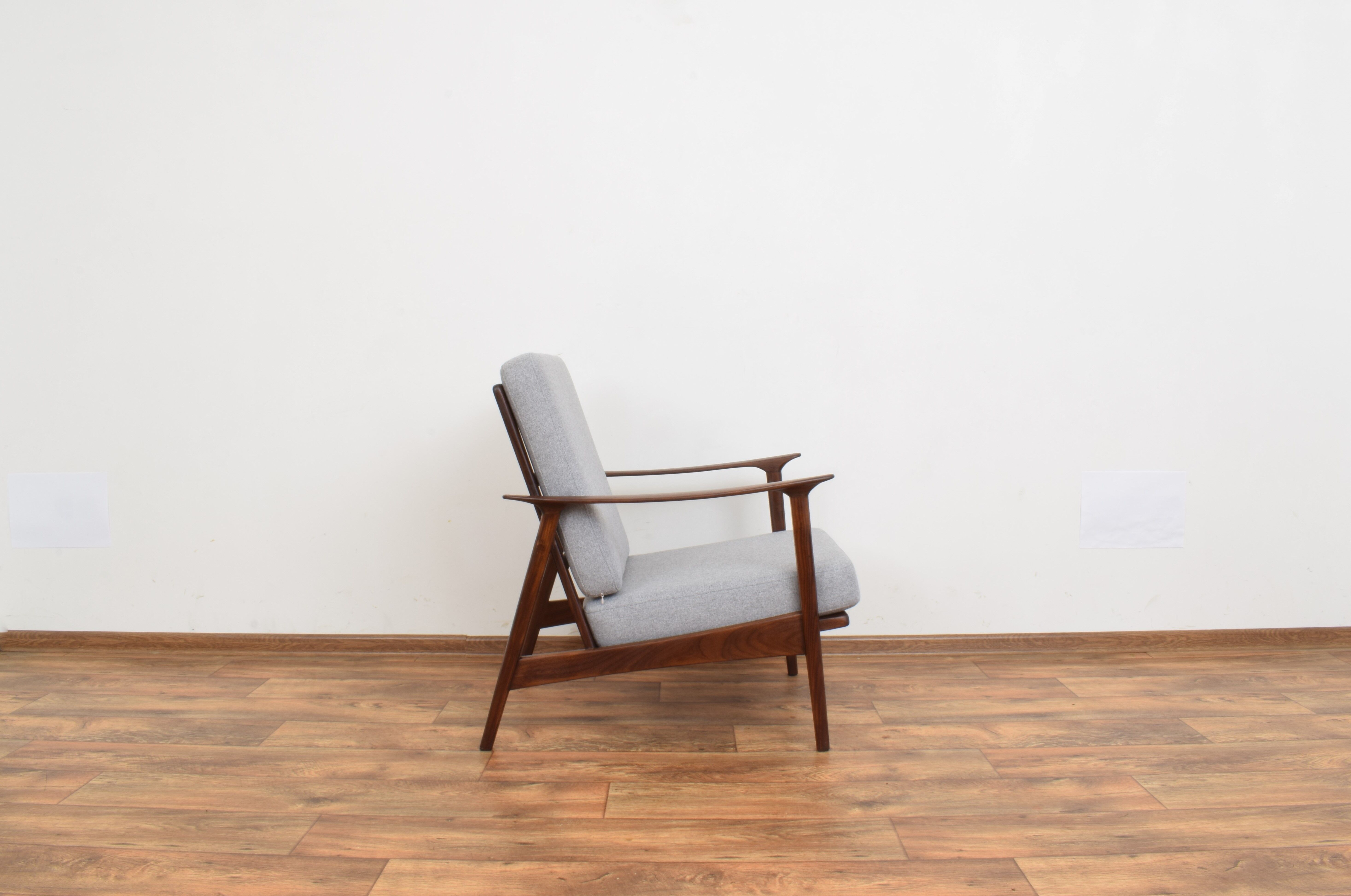 Mid-Century Danish Teak Armchair, 1960s.