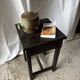 Wooden side table with secret storage