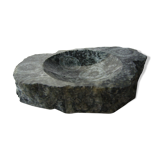 Vintage granite ashtray