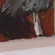 Original Swedish oil on canvas – “Fjällsida” by Sixten Fager – vintage & framed – 45 × 75.5 cm