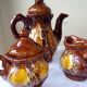 Service has coffee Vallauris mazagran