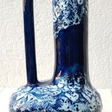 Tripod blue ceramic vase 60