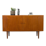 Enfilade danoise en teck par Carlo Jensen pour Hundevad & Co., 1960s