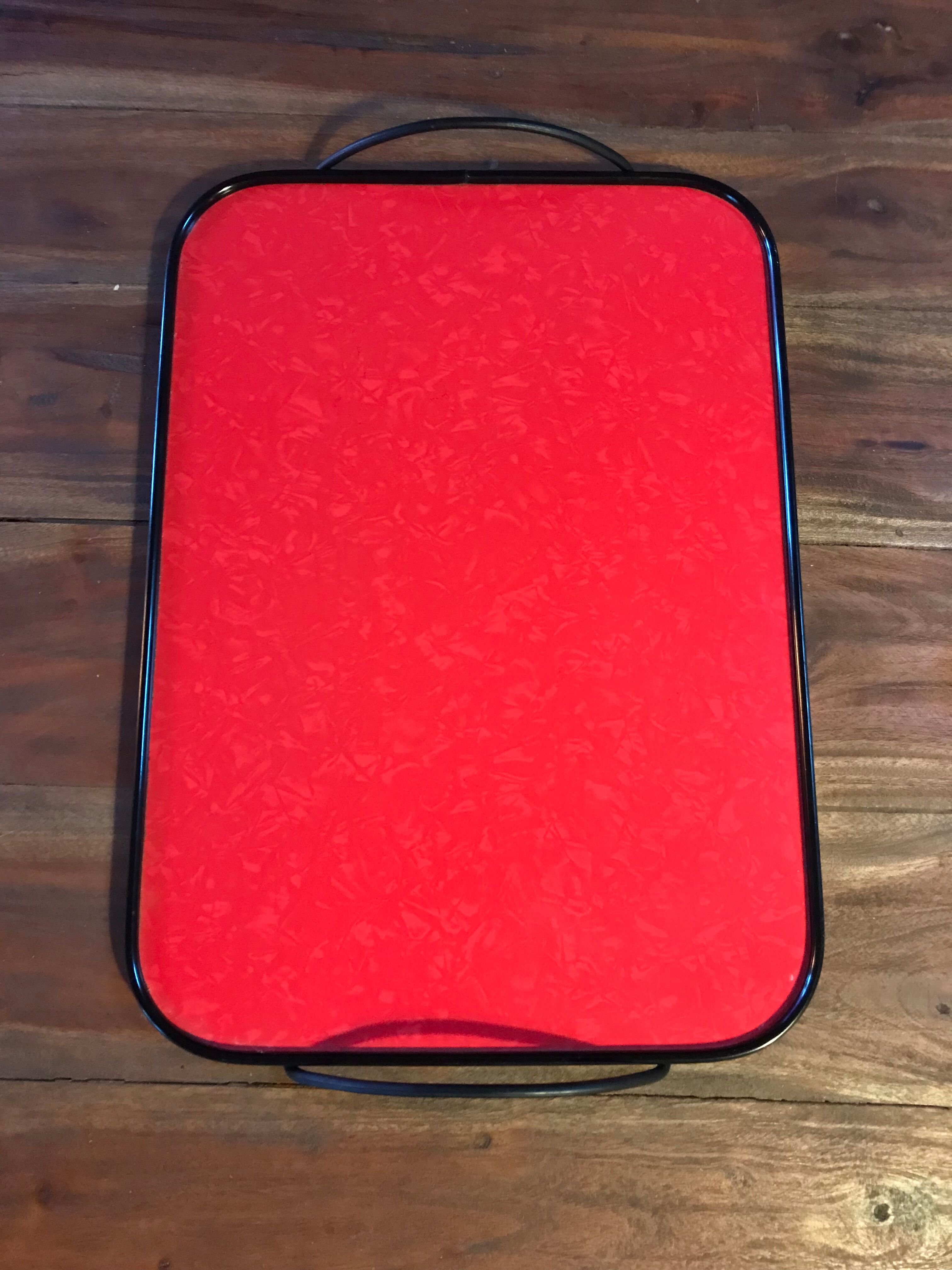 Red formica top