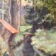 Washing Place Near the Woods by Niles Langlois dated 1907
