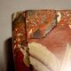 Antique baroque bedside tables in walnut and marble, Italy, 20th century.