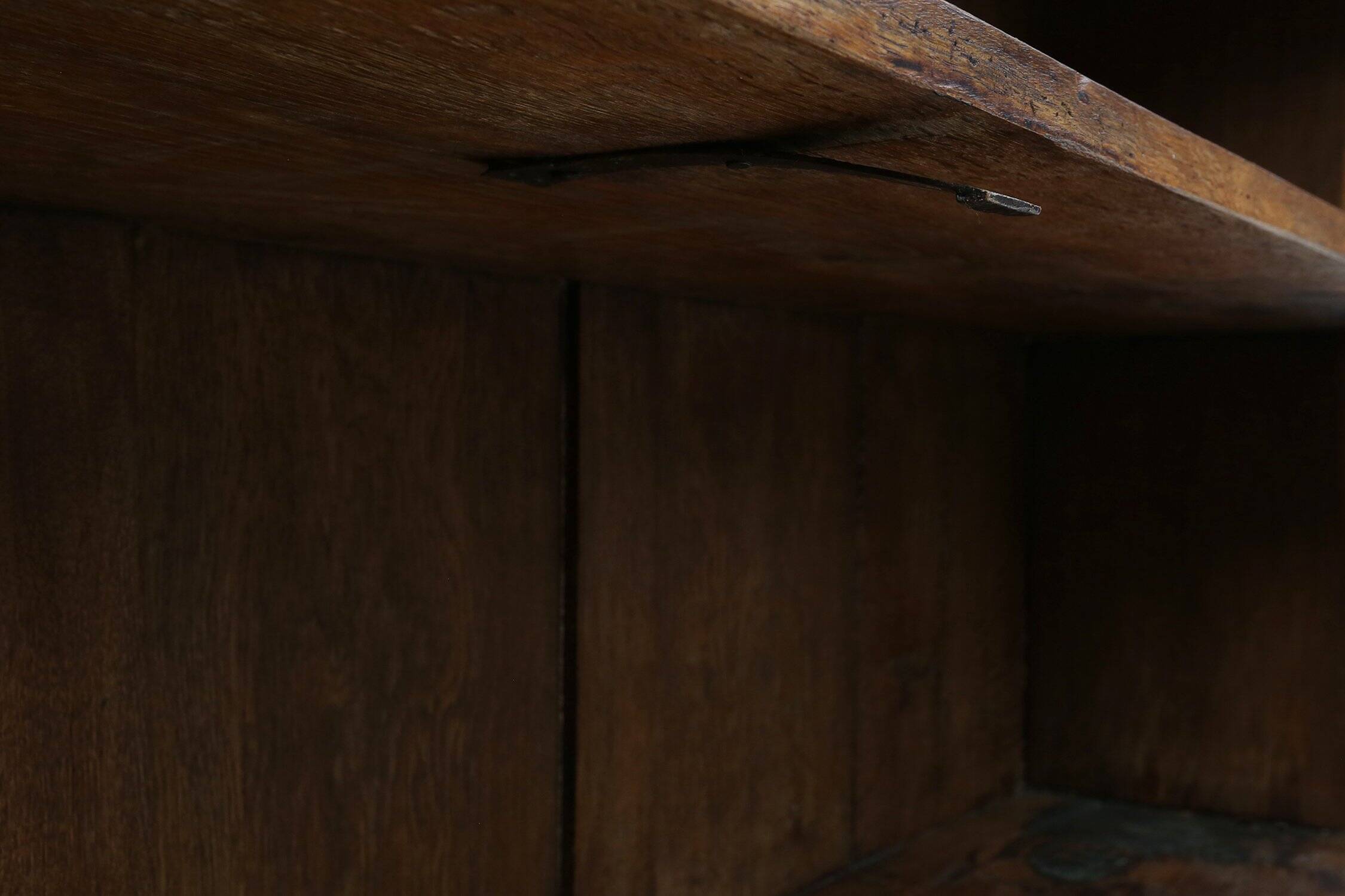 Early 18th Century Vitrine Cabinet in oak, Germany