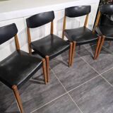 Set of 4 Scandinavian chairs, 1970s