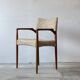 Teak and wool chair, Denmark, 1960s/1970s, vintage, mid-20th century