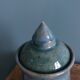 Ceramic covered candy dish signed