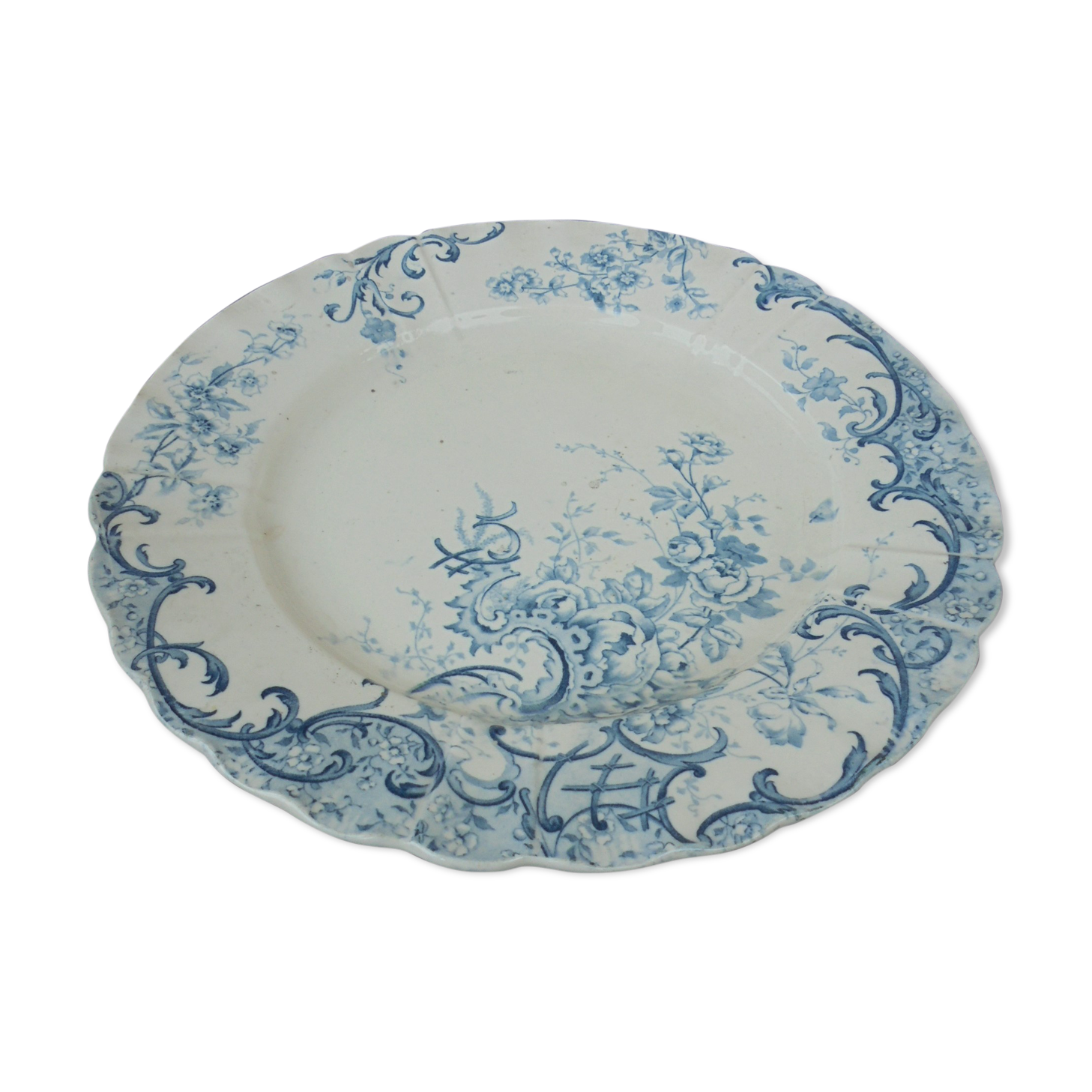 Old plate Sarreguemines