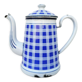 Old enamelled coffee maker vintage tiles