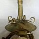 Vintage metal/glass mushroom table lamp