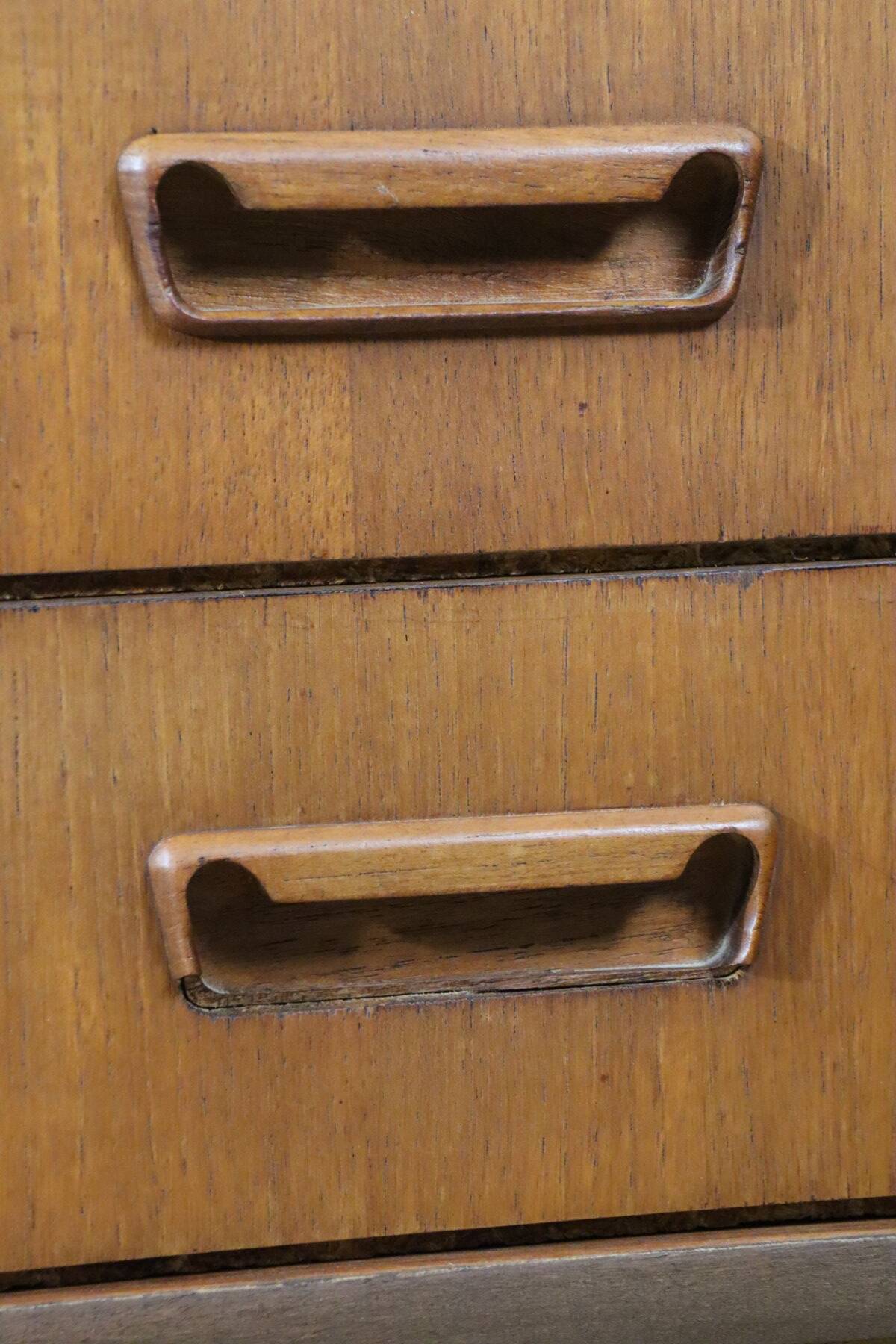 Scandinavian teak chest of drawers, 1960
