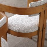 Pigreco Dining Chairs By Afra & Tobia Scarpa With Bentwood Frames, Set Of S
