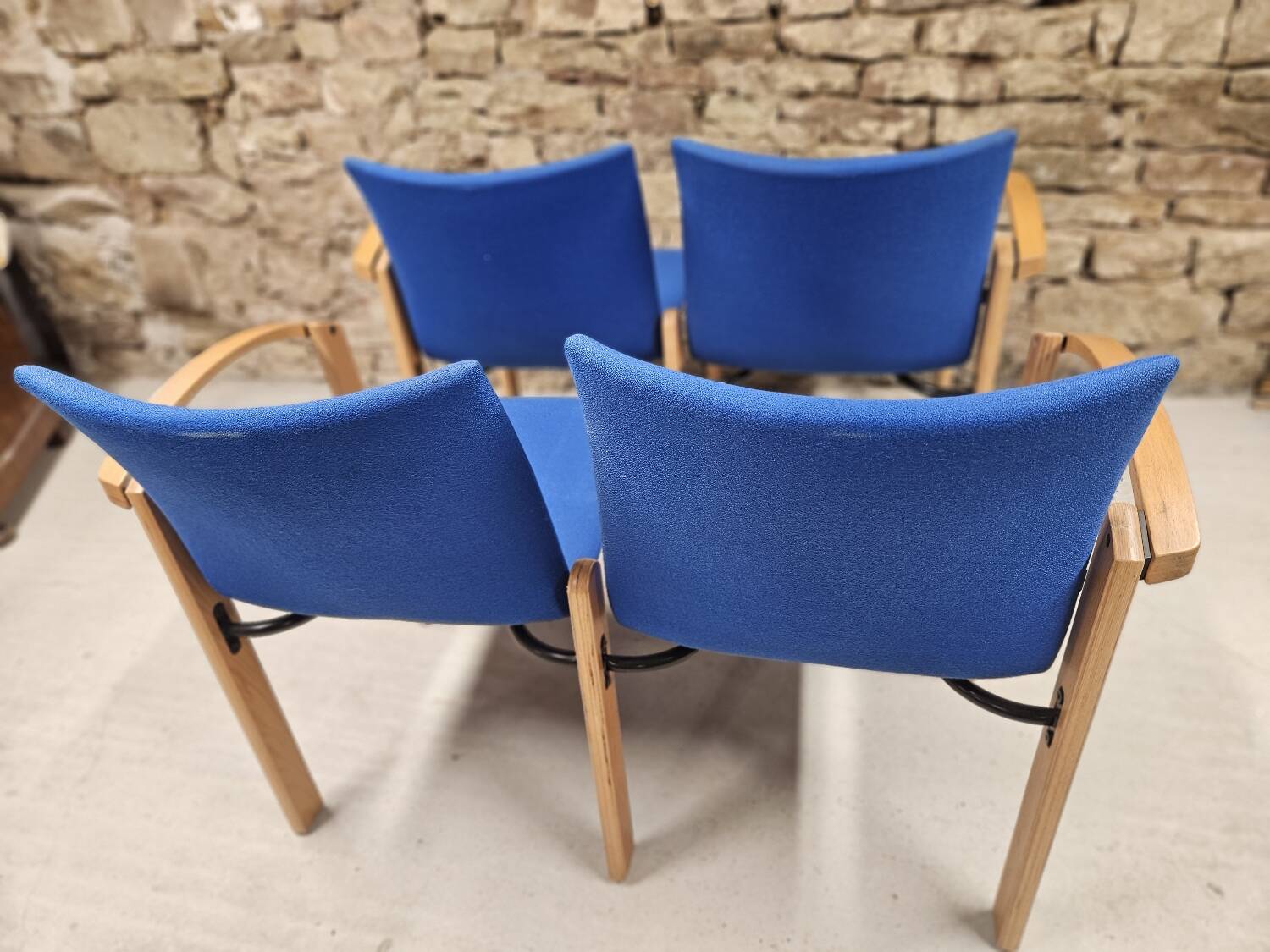 Set of 2 waiting room benches 1980/90