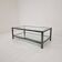 Vintage Glass & Metal Coffee Table