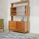 High sideboard, wooden display cabinet by Frantisek Jirak – 1960