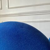 Vintage 70s wool fireside chair