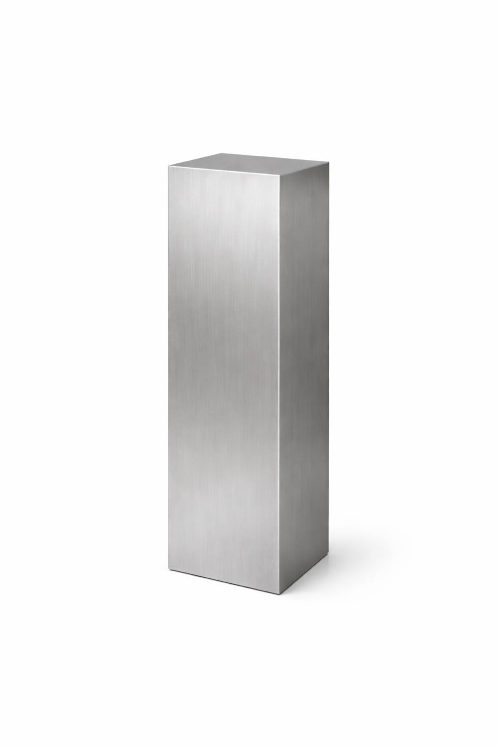 Stainless Steel Garden Pedestal / Sculptural Outdoor Plinth