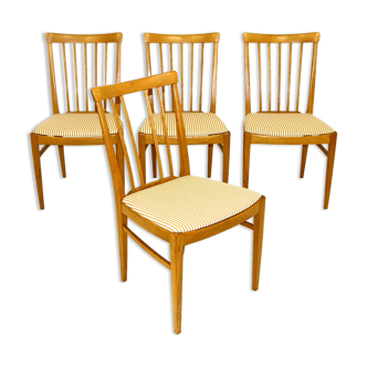 Set of 4 chairs "Hergården", Carl Malmsten., Sweden, 1970