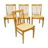 Set of 4 chairs "Hergården", Carl Malmsten., Sweden, 1970