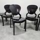 Set of Five design Chairs Queen, Pedrali, Claudio Dondoli and Marco Pocci, 2000s