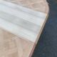 Extendable round Louis XV dining table, renovated in raw wood, 20th century, 200cm