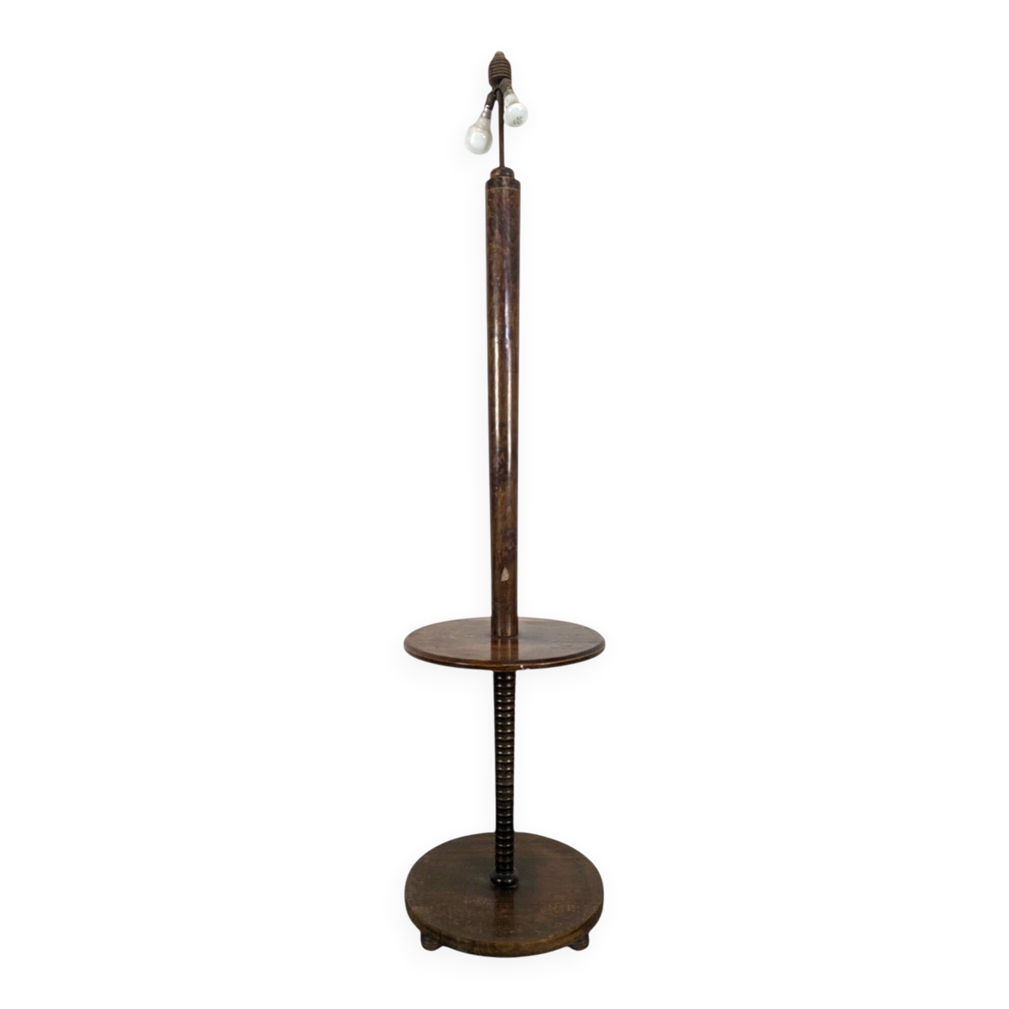 Brutalist floor lamp in the spirit of Dudouyt.