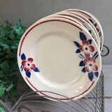 6 flat plates of St Amand