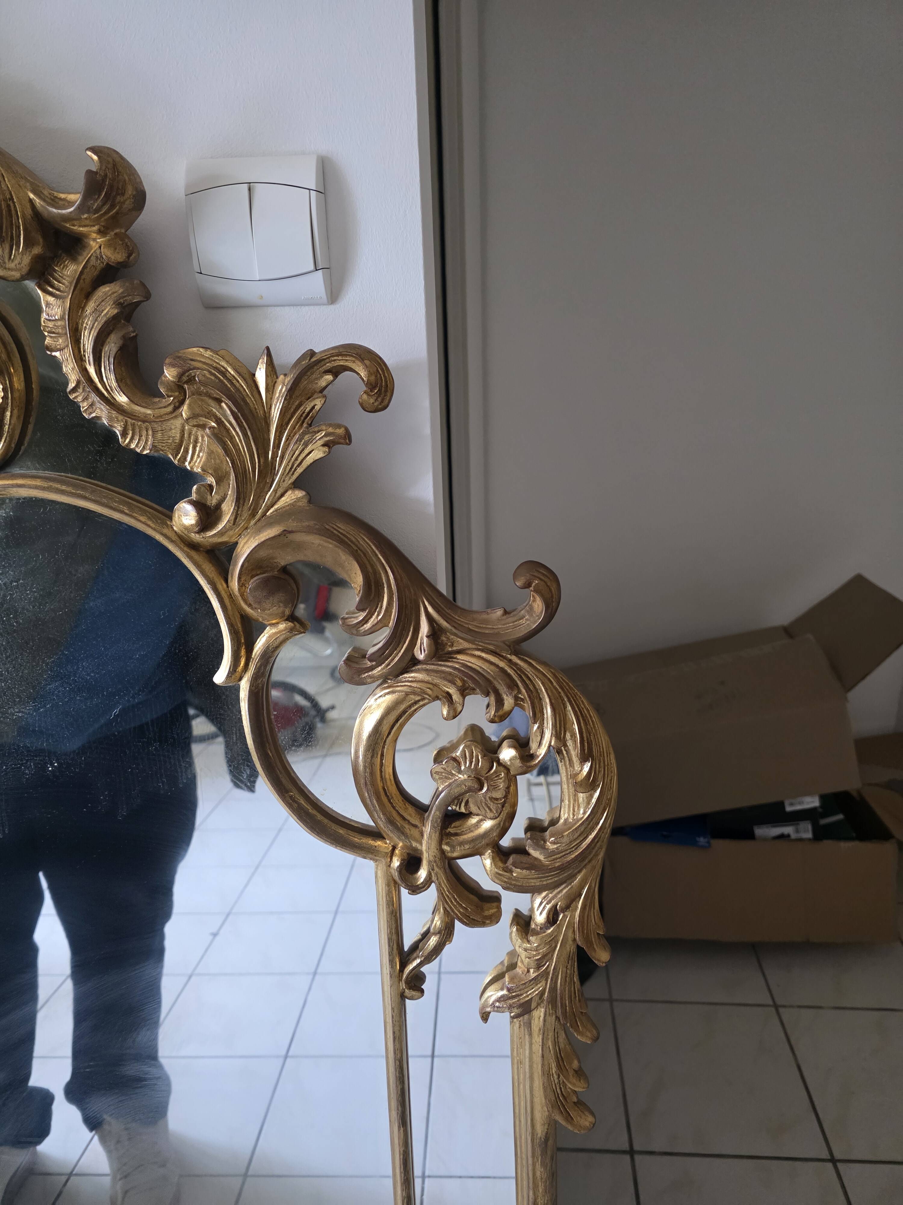 Miroir style Louis XV Rocaille