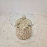 Magnussen Ponte Mactan Stone Coffee or Fossil Stone Table, 1980s