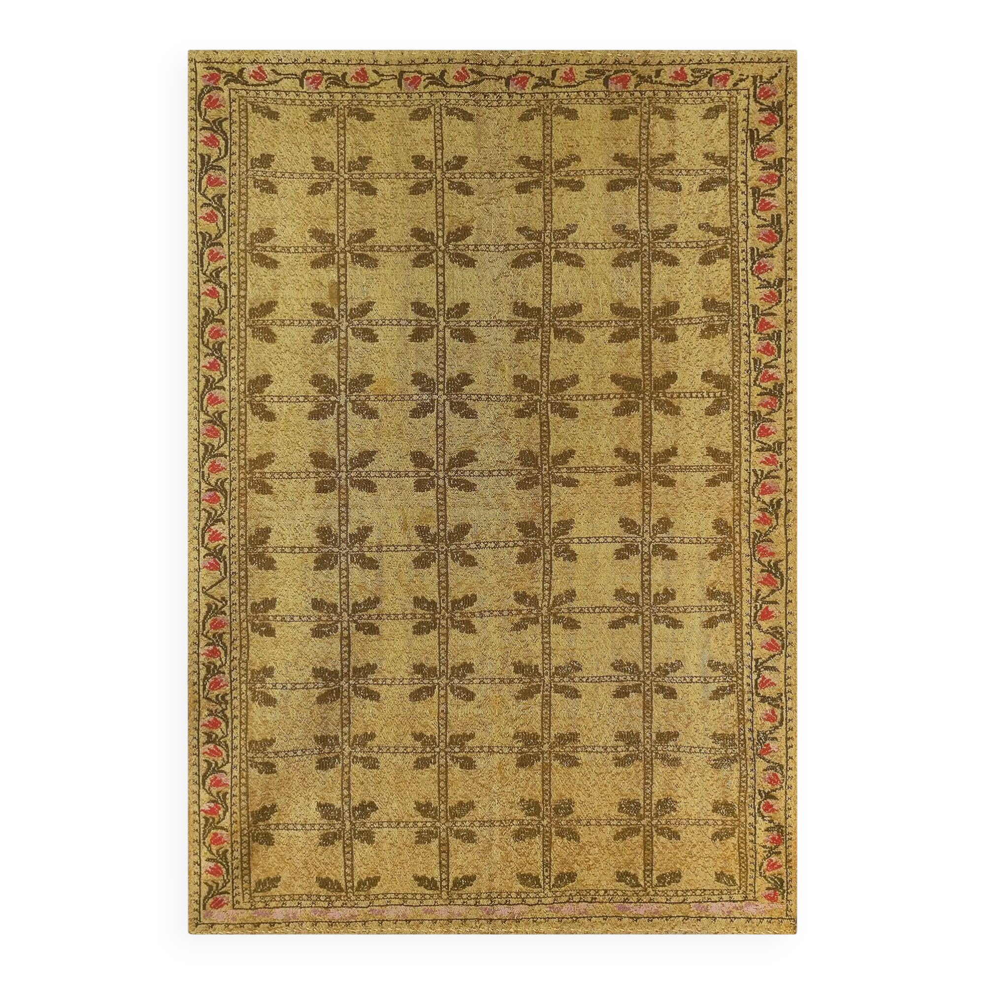 Vintage Turkish handmade rug 148x210 cm