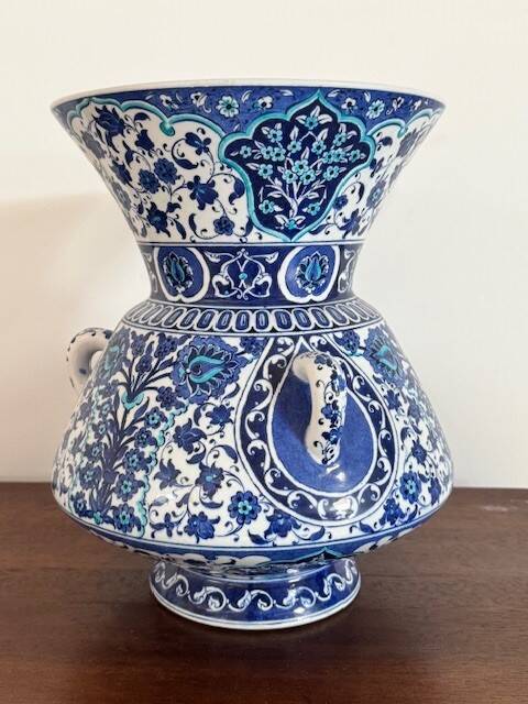 Vase céramique peint à la peint Izniz  Kutahya Turquie