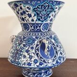Hand painted ceramic vase Izniz Kutahya Türkiye