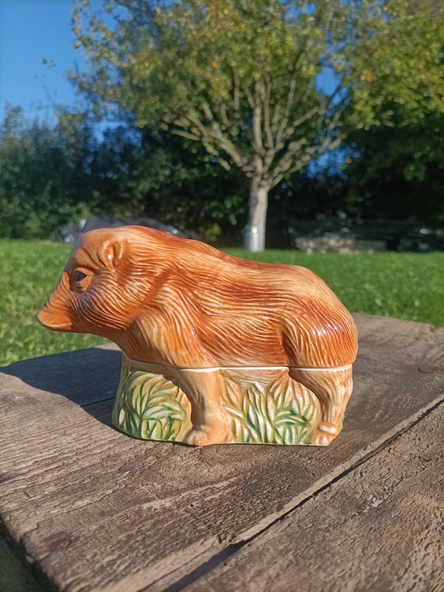 Zoomorphic terrine stamped Michel Caugant 💐