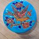Antique box in Longwy enamels signed Nadia Finco
