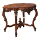 Small antique Louis-Philippe table in walnut, Italy, 19th century.