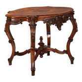 Small antique Louis-Philippe table in walnut, Italy, 19th century.