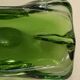 Murano iridescent green pocket tray