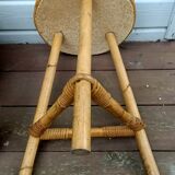 Bamboo tripod stool