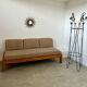 Wooden sofa design Regain France vintage 60s