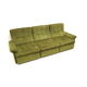 Vintage green velvet canapé made in the 1970s.
