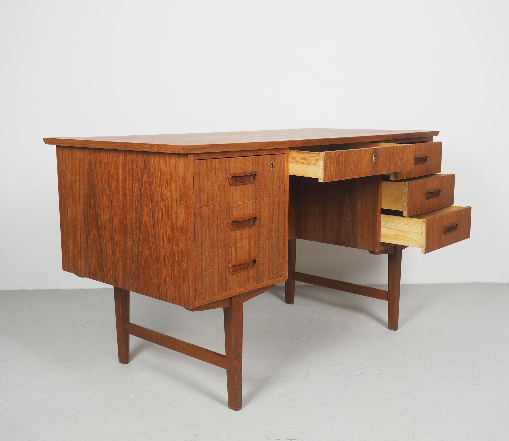 Danish design teak writing desk, 1960
