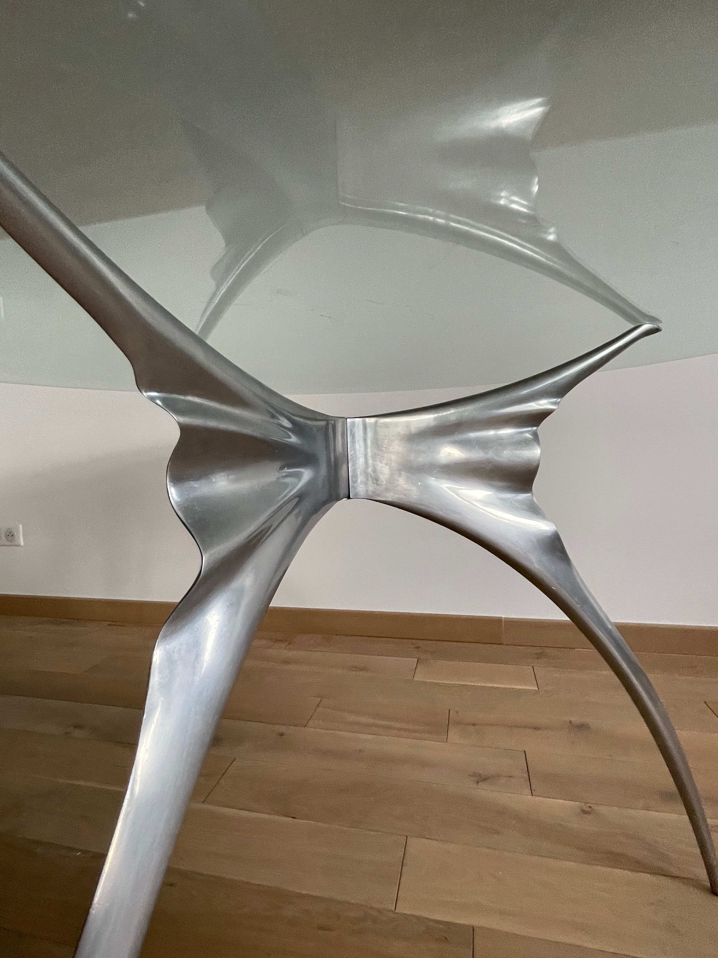 Table ronde Water par Bernard Dequet, 1970