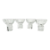 Set of crystal glasses, modernism, Germany, 1950s