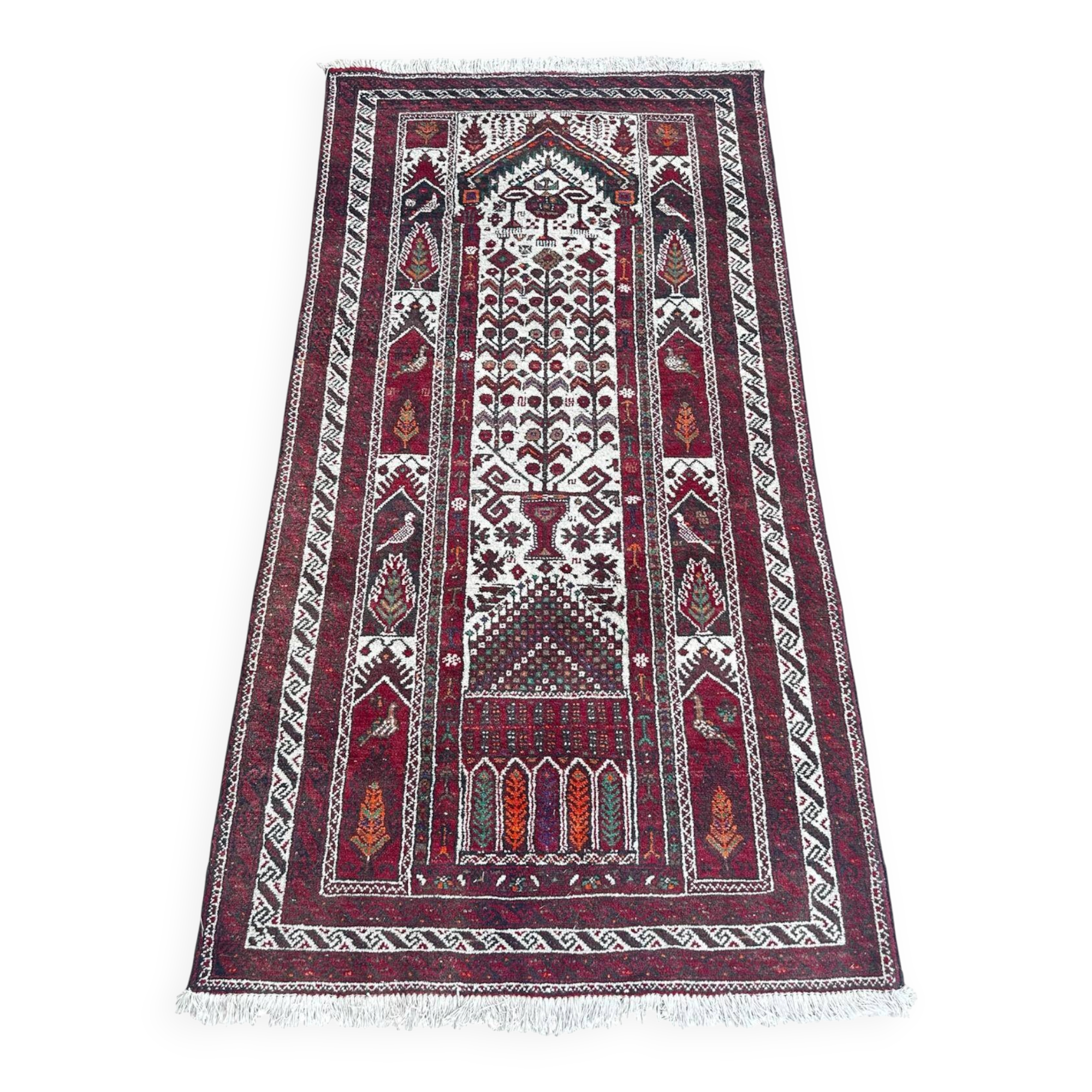 Handmade Persian rug 200cm x 110cm