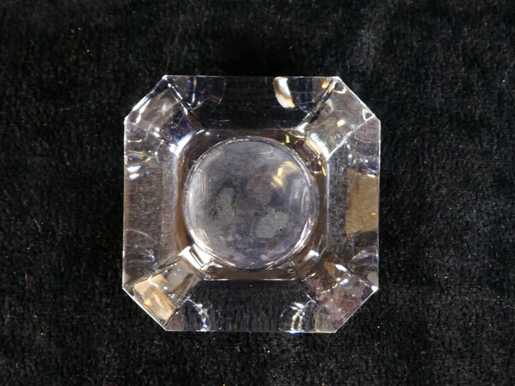 Carafe a whisky in crystal from Baccarat modele harcourt signed