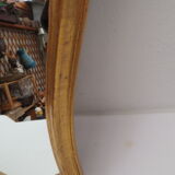 Louis XV style mirror in gilded wood