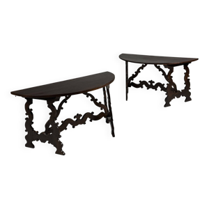 Tables demi-lune italiennes